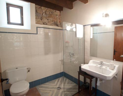 Koupelna v ubytování Casa Prat
