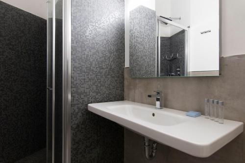 Koupelna v ubytování Hotel Eden