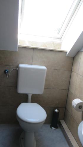 Koupelna v ubytování Ferienwohnung Freitag