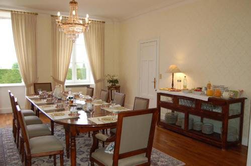 Posezení v ubytování La Villa Champagne Ployez-Jacquemart