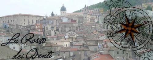 a view of a city with buildings at B&B La Rosa dei Venti in Acri
