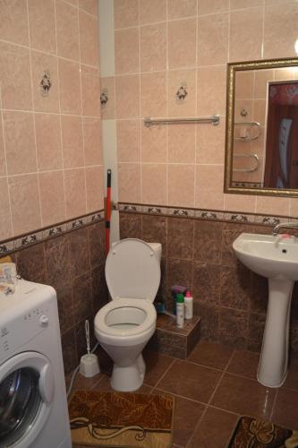 アルザマスにあるApartment Plandina 27aのバスルーム(トイレ、洗面台付)