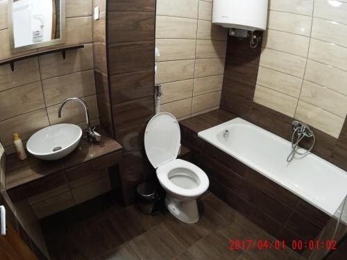 Kúpeľňa v ubytovaní Like Apartman