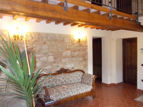 Χώρος καθιστικού στο Le Pergoline B&B