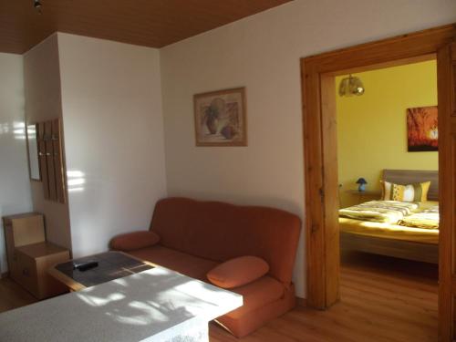 Ruang duduk di Pension Lindenhof