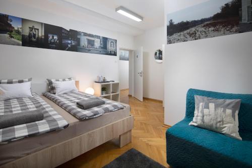 Cama ou camas em um quarto em Hostel Bureau