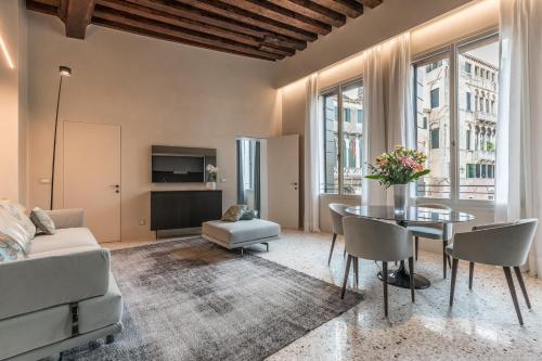Кът за сядане в Palazzo Morosini Degli Spezieri - Apartments