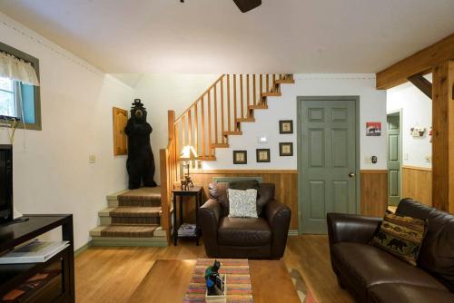 Zona de estar de Mt Baker Snowline Chalet
