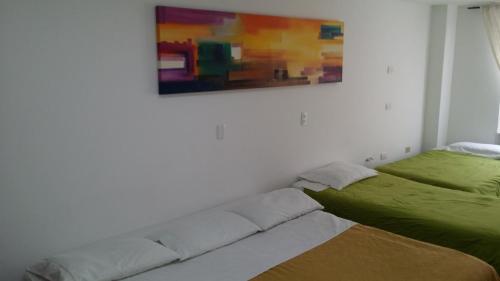 เตียงในห้องที่ A Bogota On Holidays by Open - HOTEL