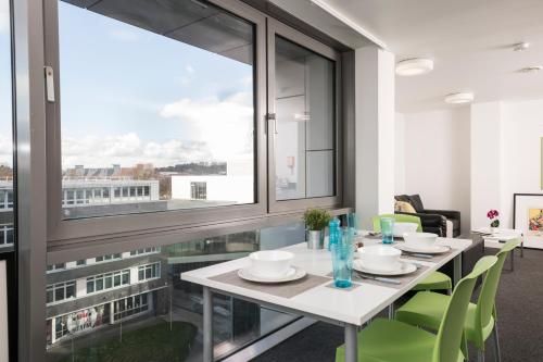 Balkón nebo terasa v ubytování For Students Only Fitzroy Court in Luton