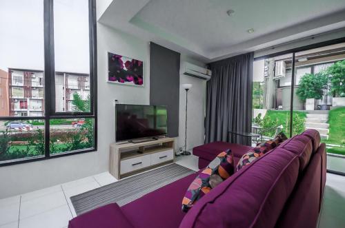 Posezení v ubytování Pause on Samui Residences