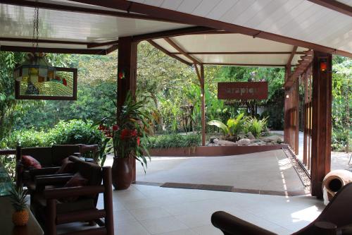Jardín al aire libre en La Quinta Sarapiqui Lodge