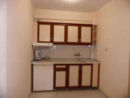 Kuchyň nebo kuchyňský kout v ubytování Baronessa Apart Hotel