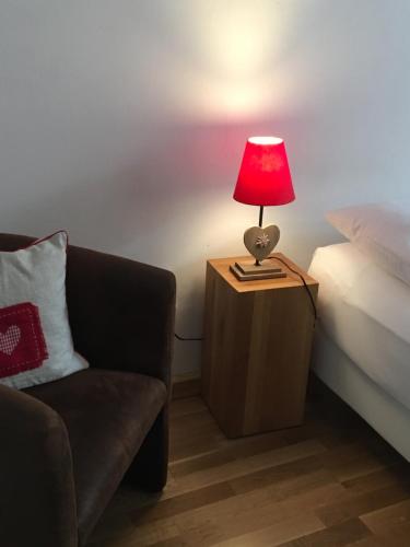 Ruang duduk di Gästehaus Alter Keller