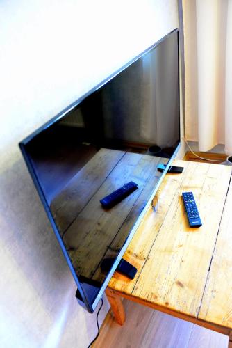 TV a/nebo společenská místnost v ubytování Ferienwohnung Wegst