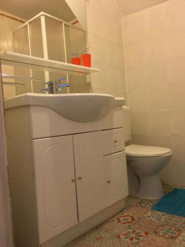 Koupelna v ubytování 25 Bollendorf