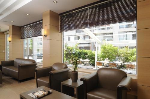 Ruang duduk di Hotel Atlanta Knokke