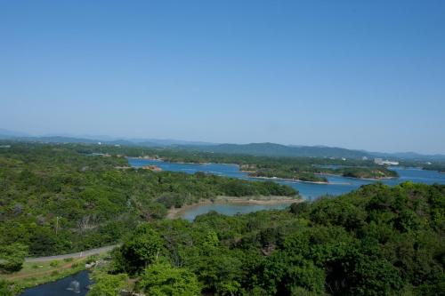 an aerial view of the allegheny river at Miyako Resort Okushima Aqua Forest in Shima