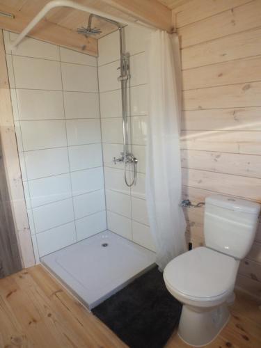 A bathroom at Domki Letniskowe Pola