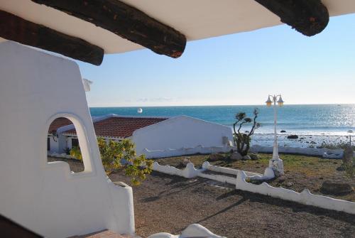 a view of the ocean from a house near the beach at L'ALMADRAVA OSTRAS 6 in L'Ametlla de Mar