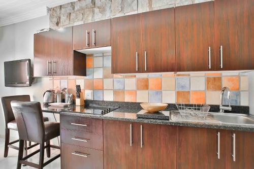 Dapur atau dapur kecil di Accommodation at Vans No Loadshedding