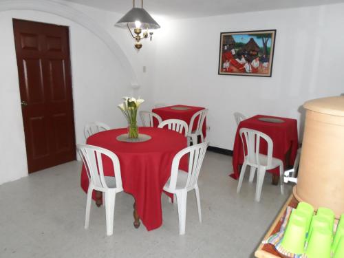 Un lugar para sentarse en Casa Landivar Hotel