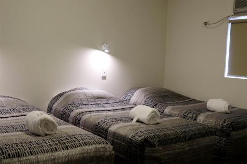 Arena Hotel (formerly Sleep Express Motel)にあるベッド