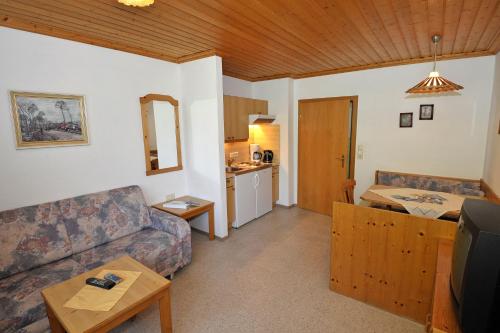 Kuchyň nebo kuchyňský kout v ubytování Kerschbaumerhof