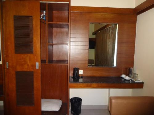 Kylpyhuone majoituspaikassa Sheetal Residency