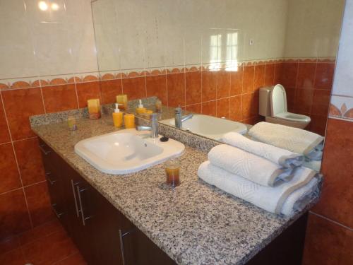 Ванная комната в Casa do Carqueijo