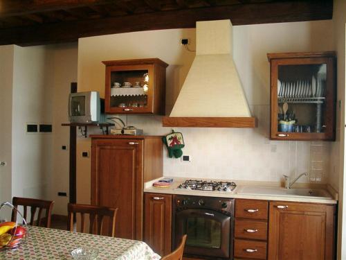 Η κουζίνα ή μικρή κουζίνα στο Agriturismo Casone