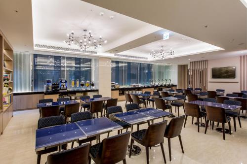 Restaurace v ubytování K Hotel Tianjin