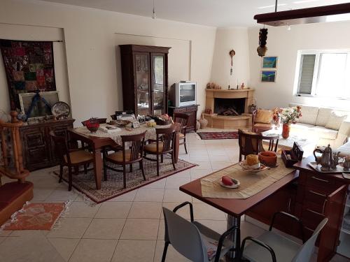 Et opholdsområde på Anna's Villas by the Sea