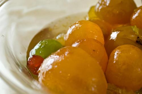 una ciotola di arance ricoperte di zucchero a velo di Hotel La Campagnola 1926 a Zevio