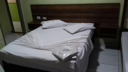 Кровать или кровати в номере Hotel Michel
