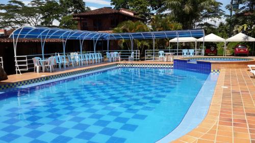 The swimming pool at or close to Rincon Oibano