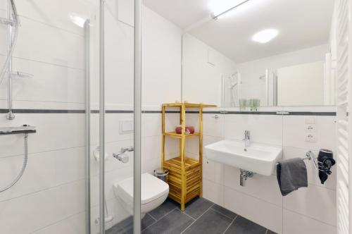 Koupelna v ubytování Ferienwohnung Sonnenschein