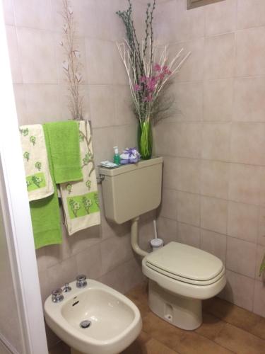 Ένα μπάνιο στο Appartamento Turistico Dal Morino