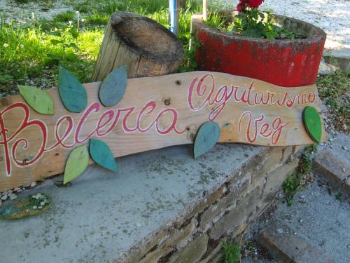 Jardín al aire libre en Agriturismo Becerca Vegan