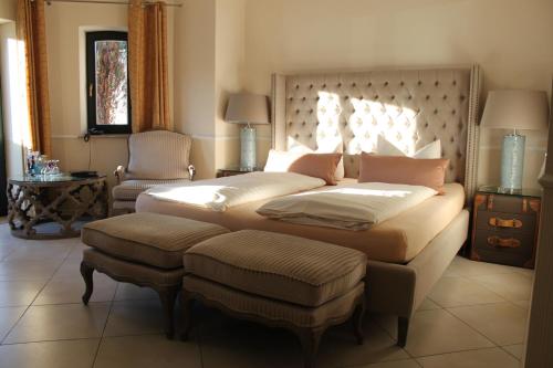 Ένα ή περισσότερα κρεβάτια σε δωμάτιο στο Hotel Villa Sommer