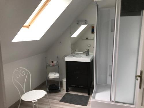 Ванная комната в Gite du Crinchon