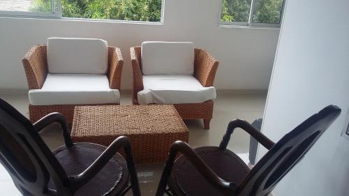 Posezení v ubytování Hotel La Vieja Sara