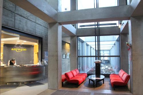Posezení v ubytování Tokachi Nauman Onsen Hotel arco