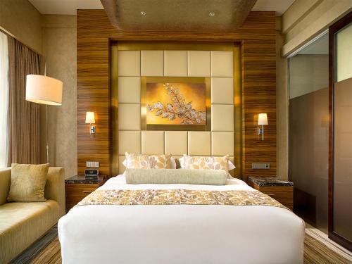 Katil atau katil-katil dalam bilik di Kempinski Hotel Yinchuan