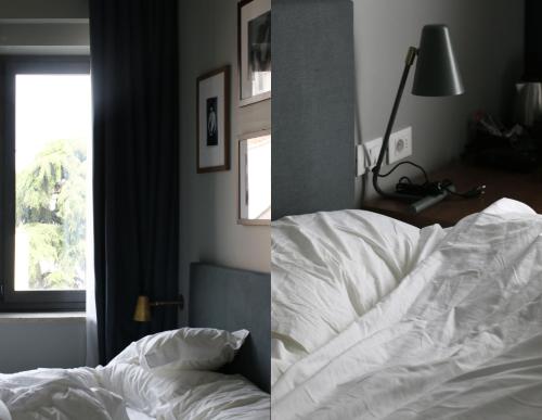 Uma cama ou camas num quarto em c-hotels Joy