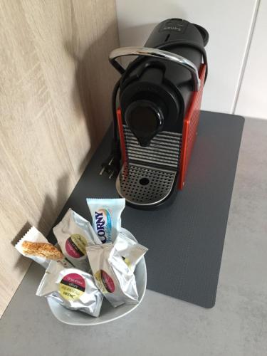 Kemudahan buat kopi dan teh di Apartment Goethe