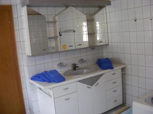 Köök või kööginurk majutusasutuses Ferienwohnung Huber