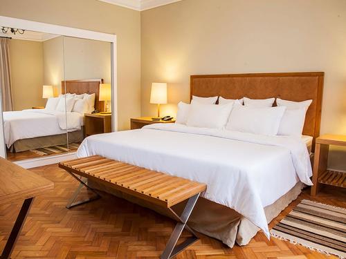 Katil atau katil-katil dalam bilik di Hotel Escola Bela Vista