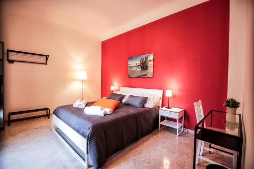 Una cama o camas en una habitación de Niria