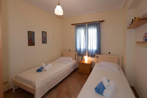 Postel nebo postele na pokoji v ubytování Barbati Pietre Di Mare